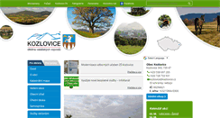Desktop Screenshot of kozlovice.cz