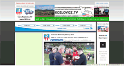 Desktop Screenshot of kozlovice.tv